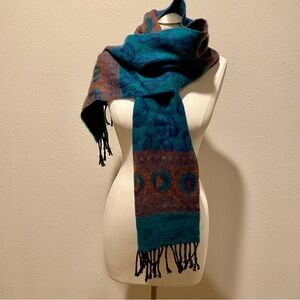 New York Studio Y2K Made in‎ Italy Scarf with Paisley Pattern